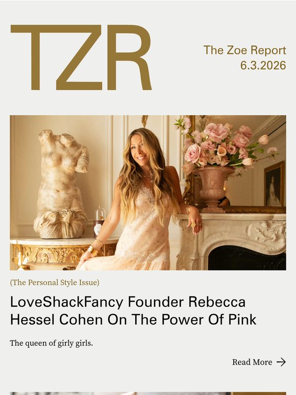 LoveShackFancy Founder Rebecca Hessel Cohen On The Power Of Pink