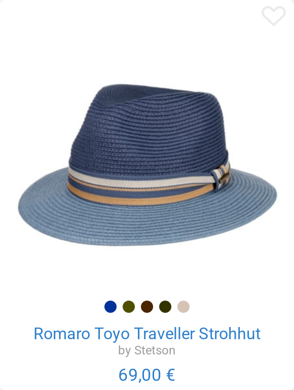 Romaro Toyo Traveller Strohhut by Stetson