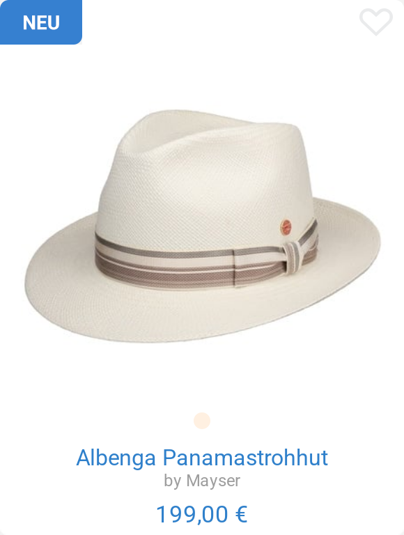 Albenga Panamastrohhut by Mayser