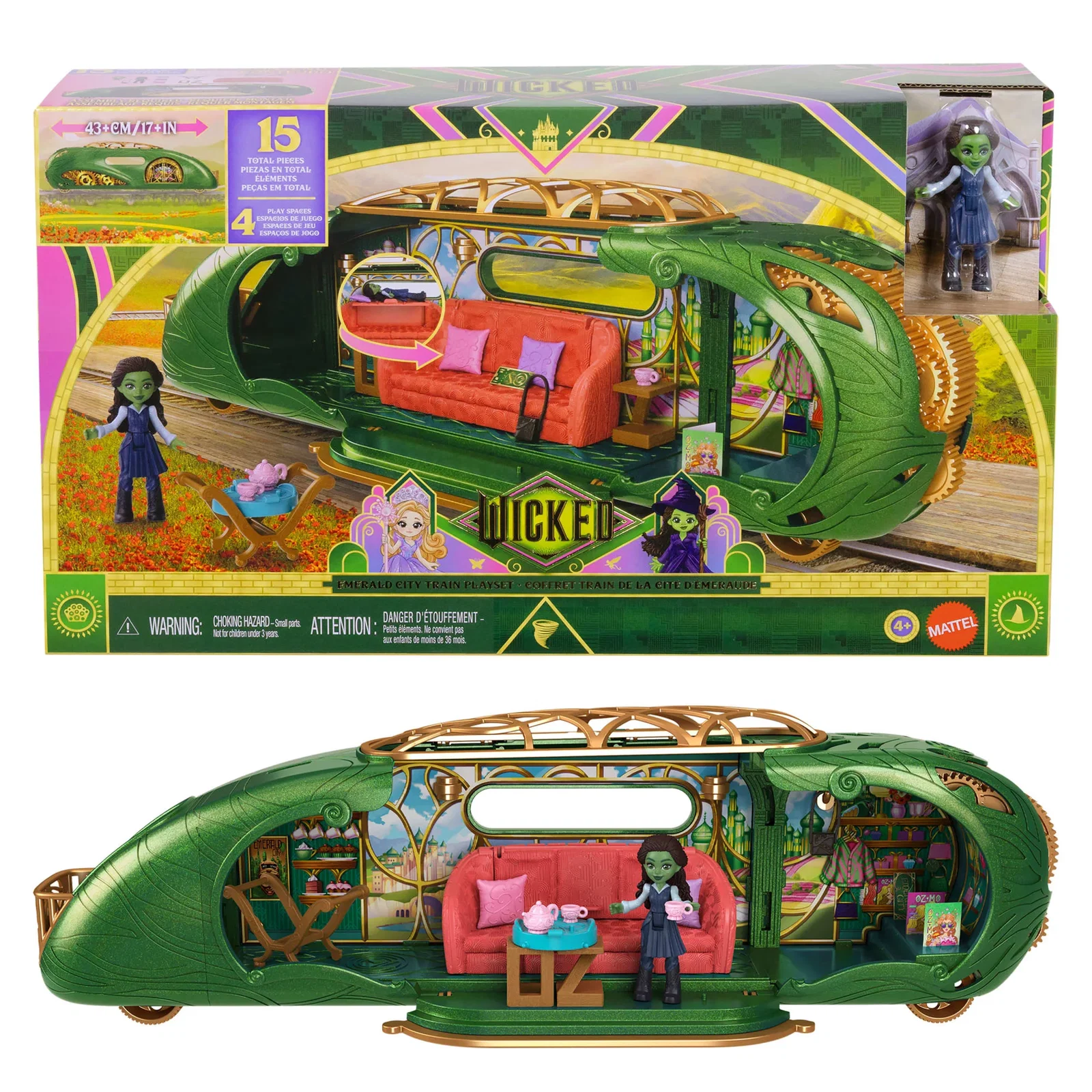 Image of Wicked Emerald City Train Playset