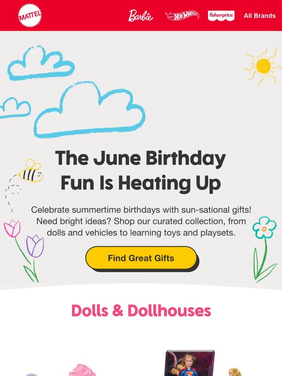 ☀️ Make June birthdays joyful with great gifts!