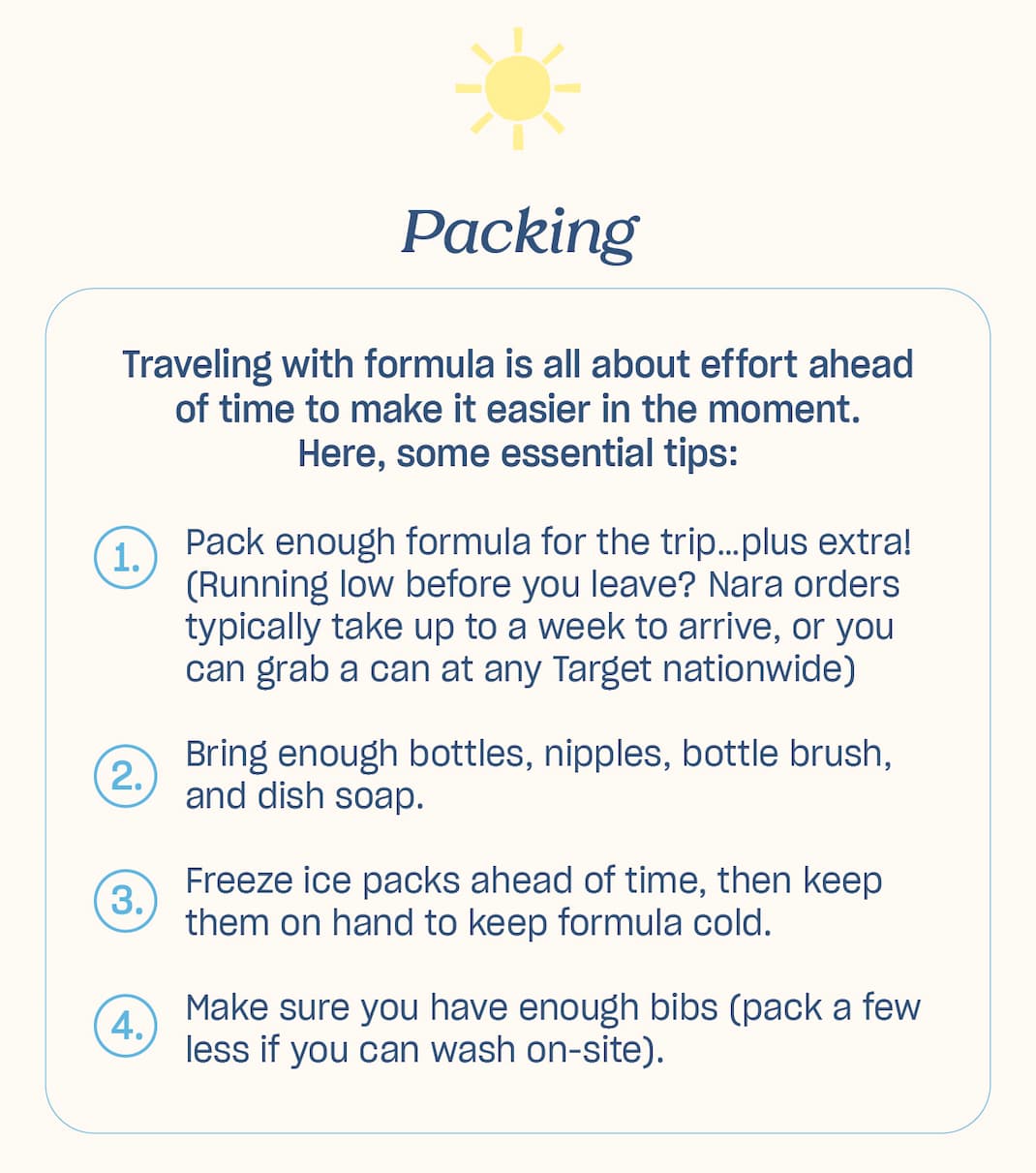 packing tips
