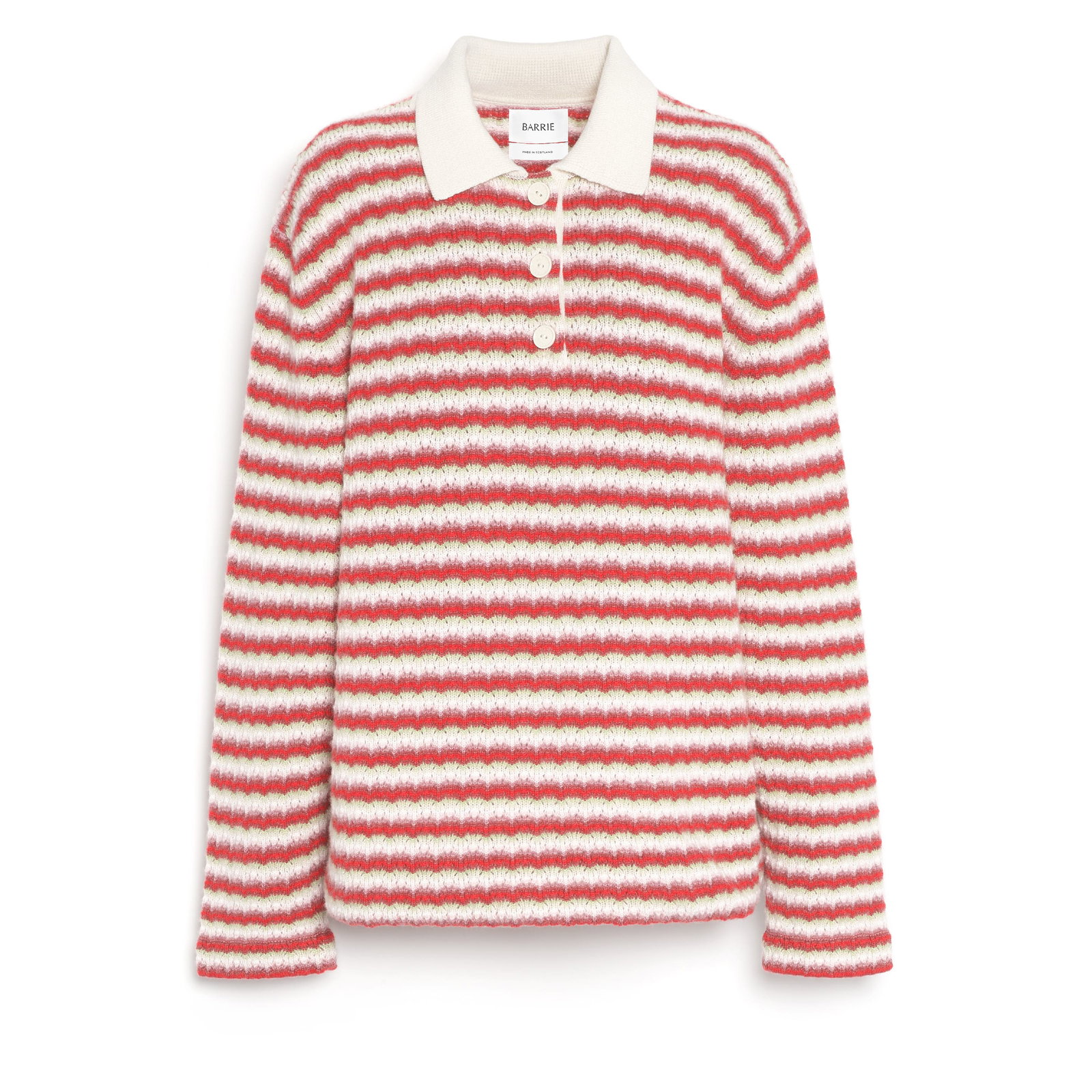Image of Polo en dentelle cachemire
