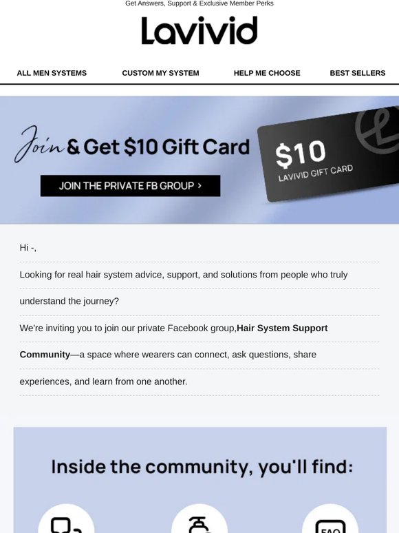 Exclusive Community Access + $10 Gift Card