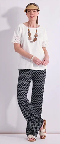 Fluid Jersey Palazzos