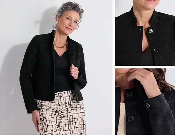 Pure Cotton Jacquard Jacket