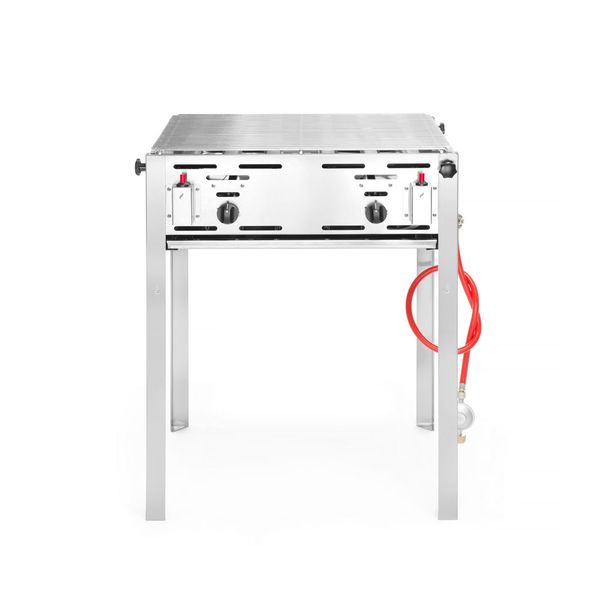 Hendi Roast-Master barbecue met rooster | Geschikt voor propaan- of butaangas.