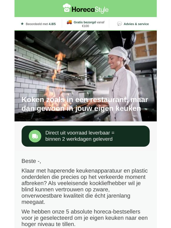 Shoppen bij de horeca-groothandel: onze 5 zomertoppers nu extra afgeprijsd!