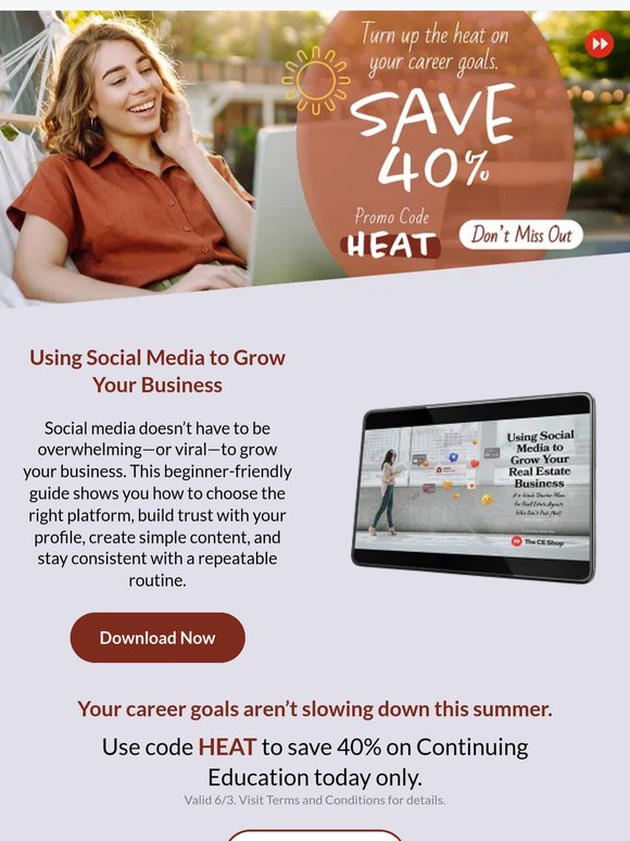 Turn Up the Heat — 40% Off Today