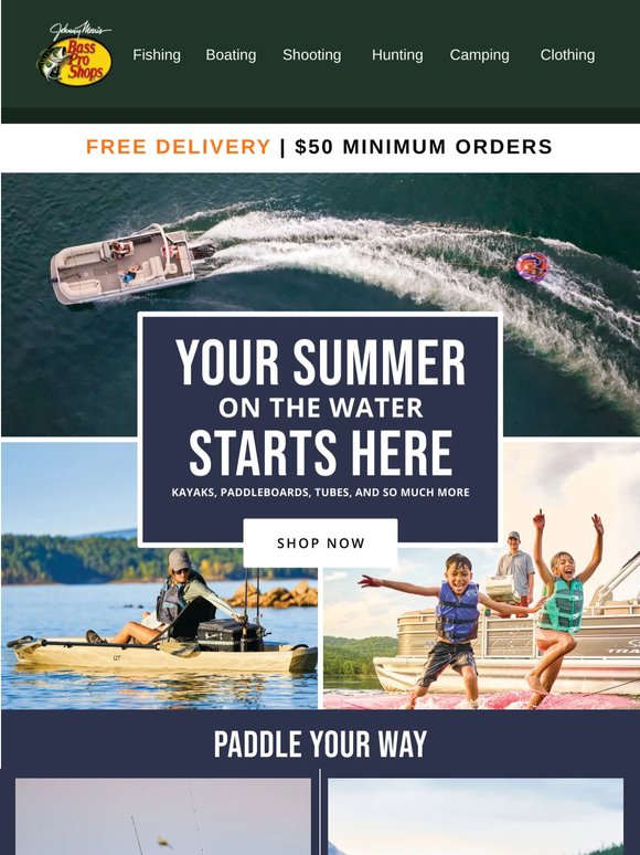 Paddle, Float & Thrill All Summer Long