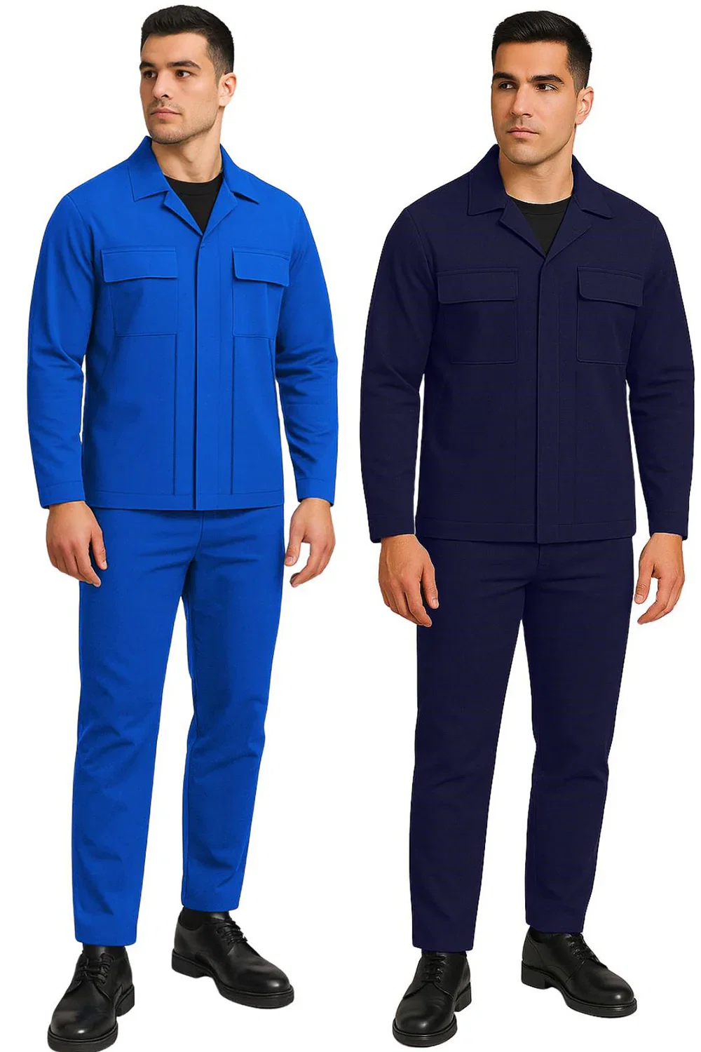 Image of Men’s Workwear Jacket | Button Front Multi Pocket Coat