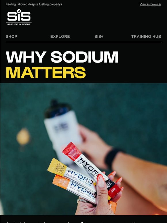 How much sodium do you actually need?