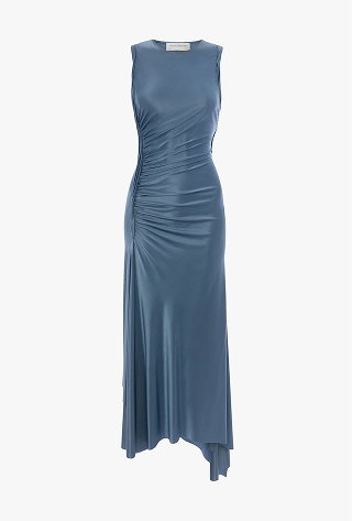 Twist Dress In Stone