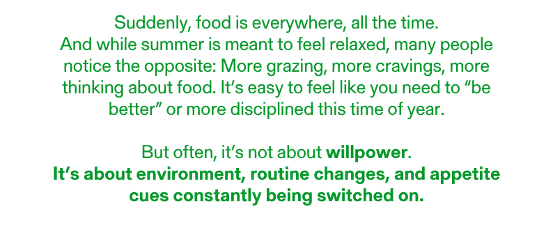 Suddenly, food is everywhere, all the time.