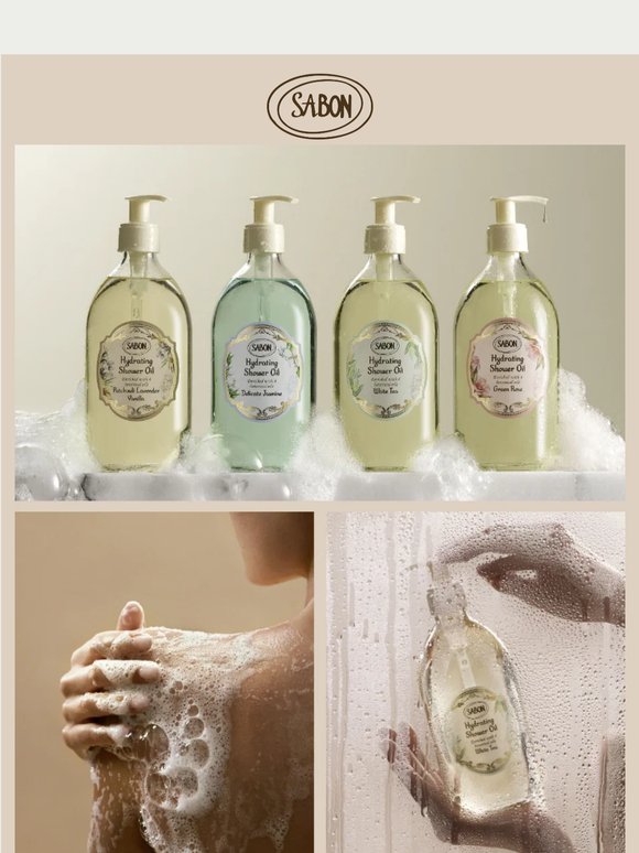 Nouveauté : Huile de Douche 🌸