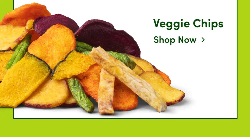 Carrot chips. Shop now. 