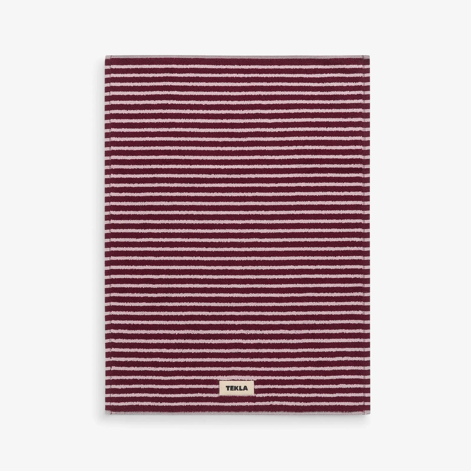Image of Terry Bath Mat Red | Rose