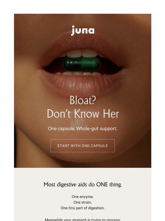 The bloat isn't your fault, it's the formula