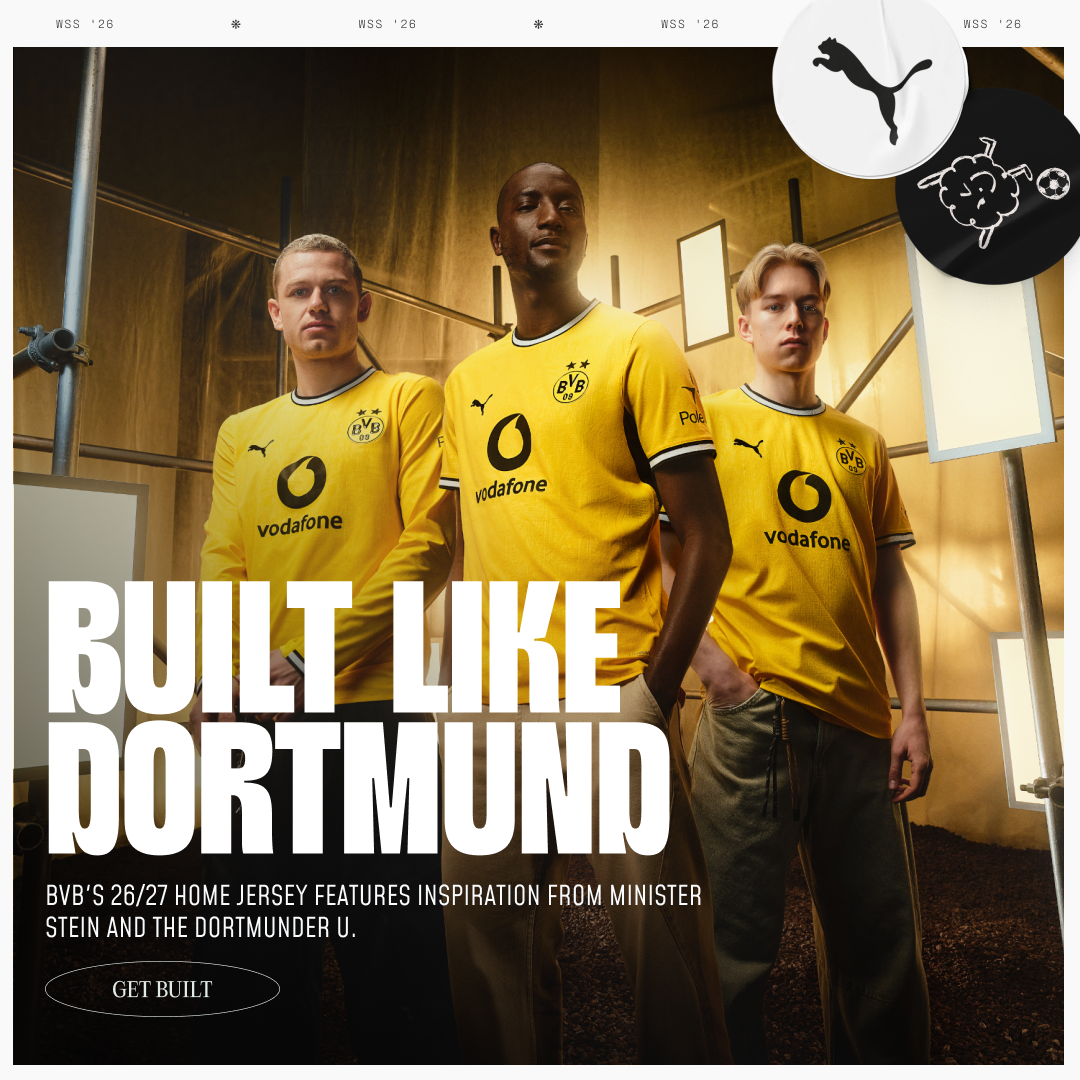 New PUMA 26/27 Borussia Dortmund Home Kit