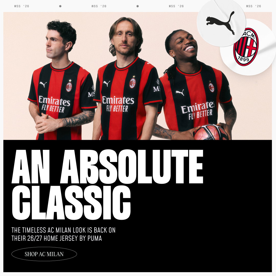 New PUMA 26/27 AC Milan Home Kit