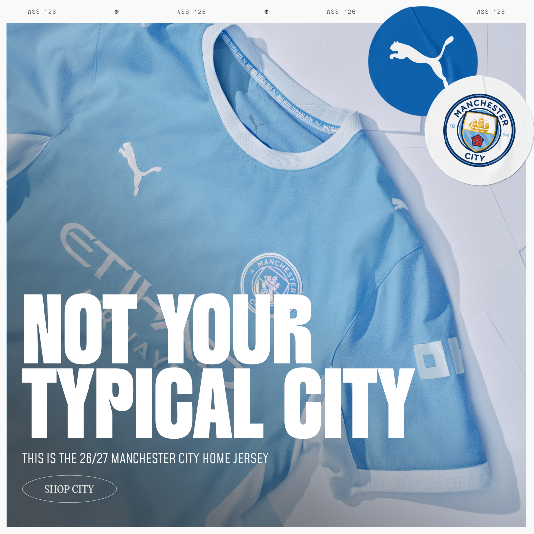 New PUMA 26/27 Manchester City Home Kit
