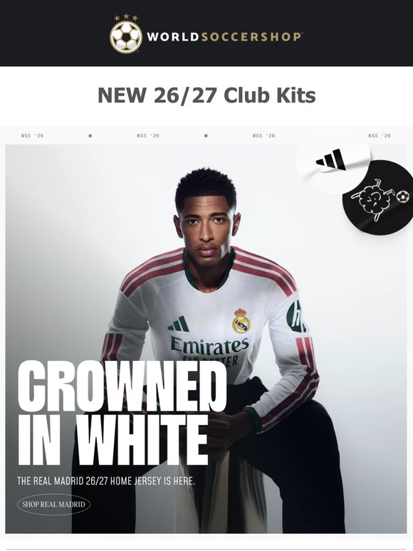 Fresh Threads: Shop 26/27 Club Kits 👕