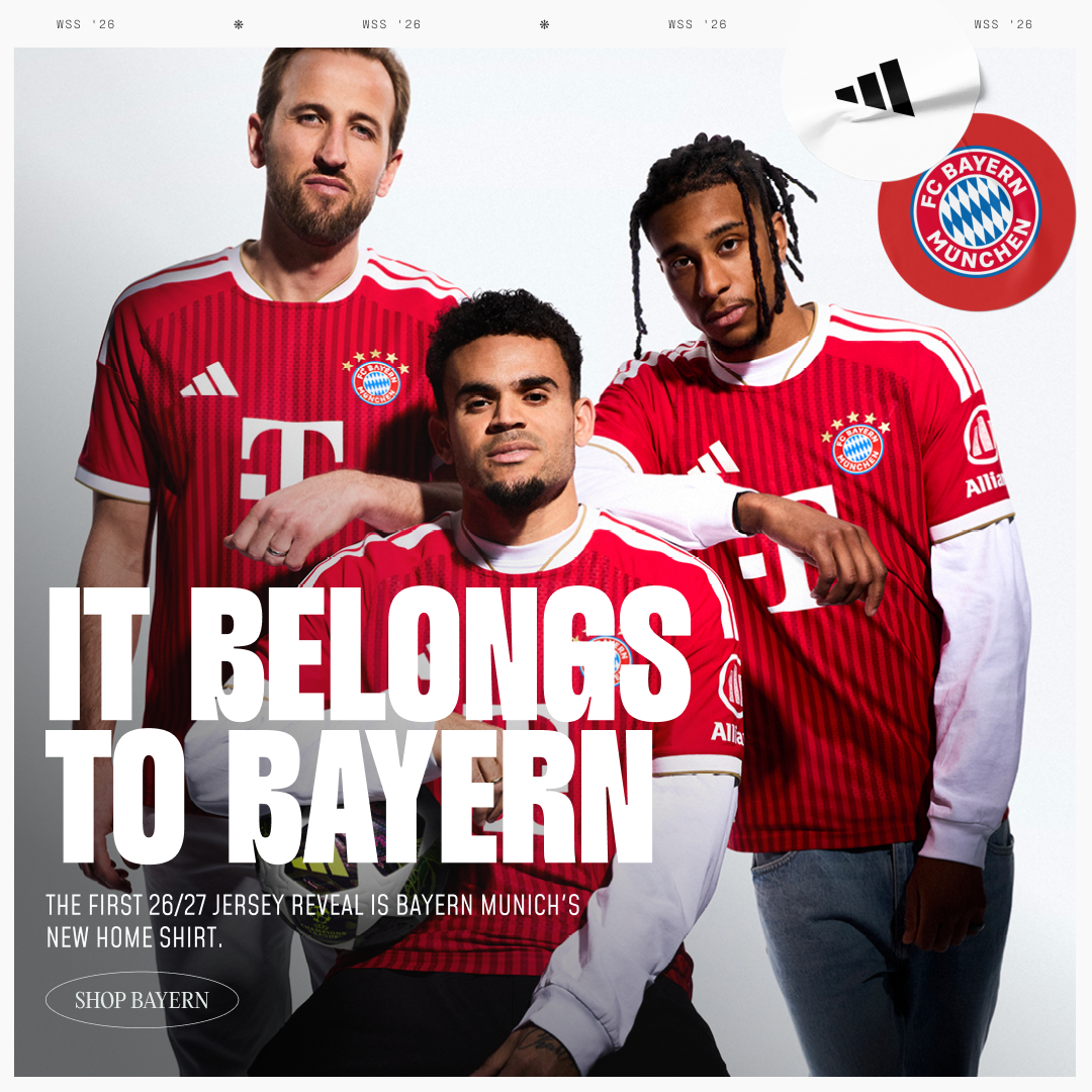 New adidas 26/27 Bayern Munich Home Kit