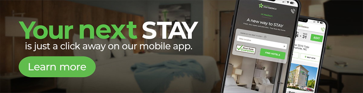 Just a click away on our mobile app