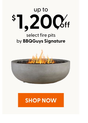 Up to $1,200 off fire pits by BBQGuys Signature