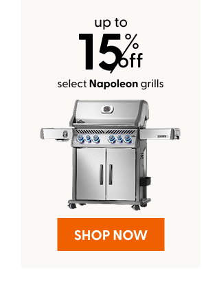 Up to 15% off select Napoleon grills