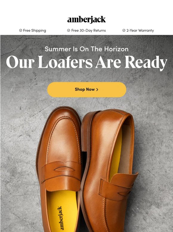 Official Announcement: It’s Loafer Season