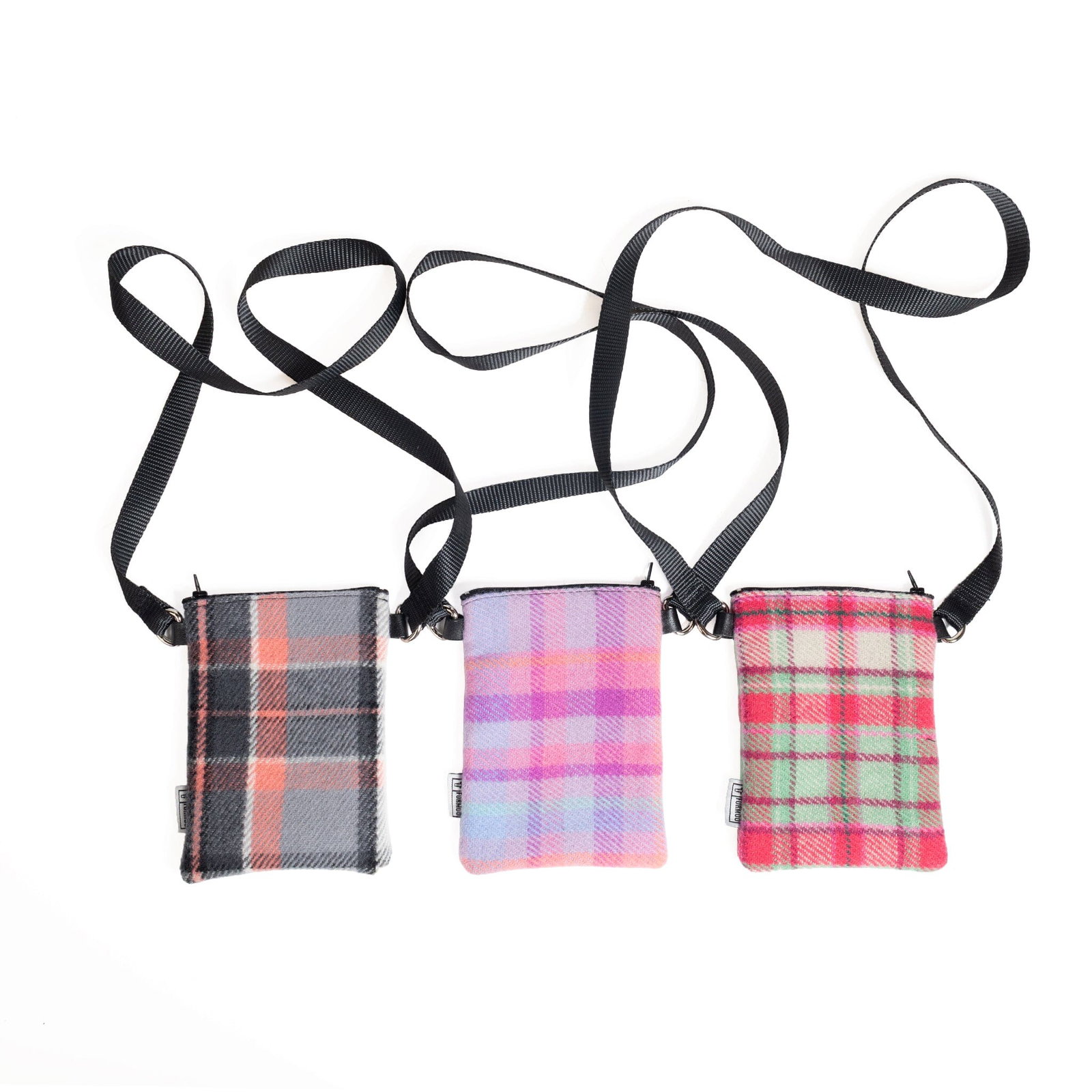 Image of Tartan Fur Get Me Not Phone Bag
