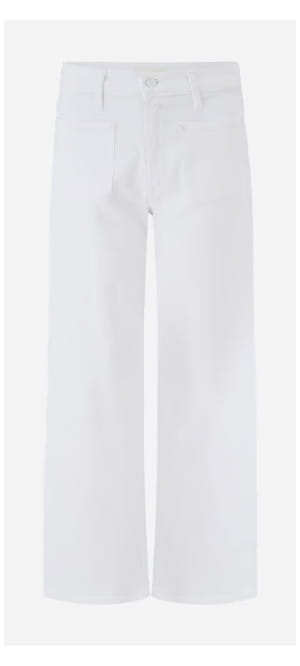 The Mid Rise Maven Ankle With Patch Pockets In Totally Innocent