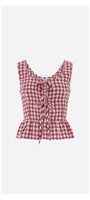 Jonah Top In Picnic Stripe