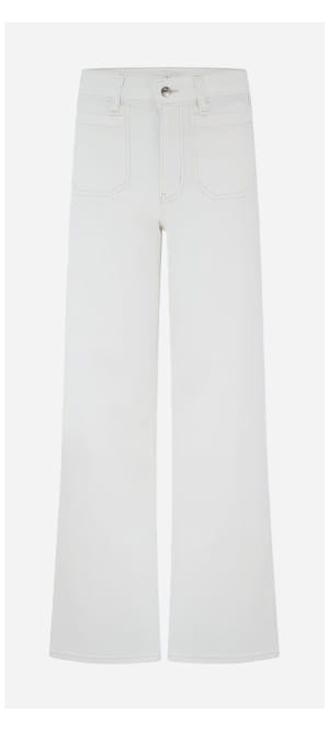 Le Slim Palazzo With Modernist Pockets In Au Natural Clean