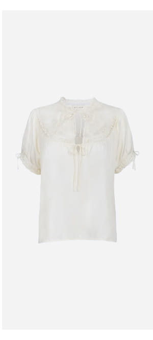 Willa Blouse In Buttermilk
