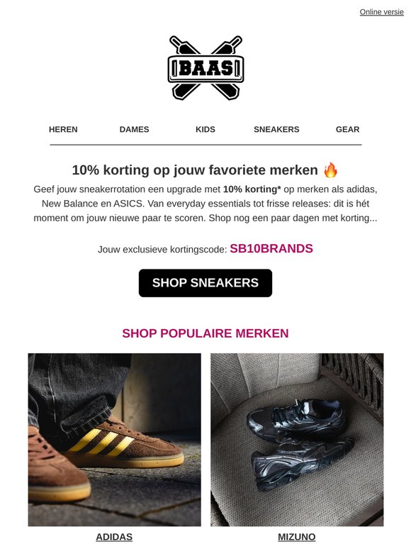 Mis niet: 10% korting op jouw favoriete merken 🚨