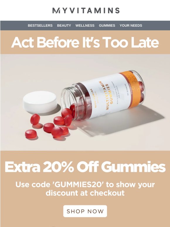 New lines added | Extra 20% Off ALL Gummies