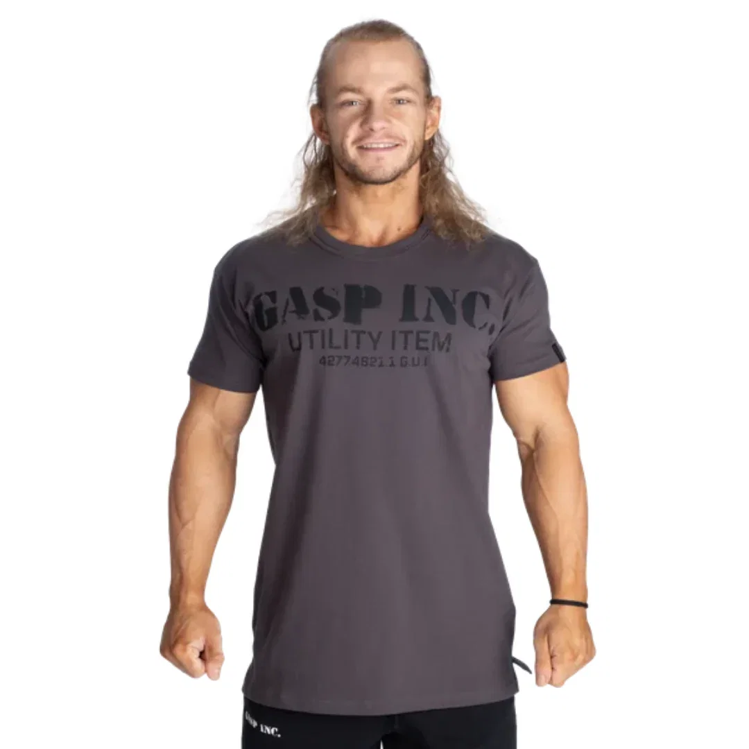 Image of GASP INC Street Tee, Washed Iron (harmaa)*