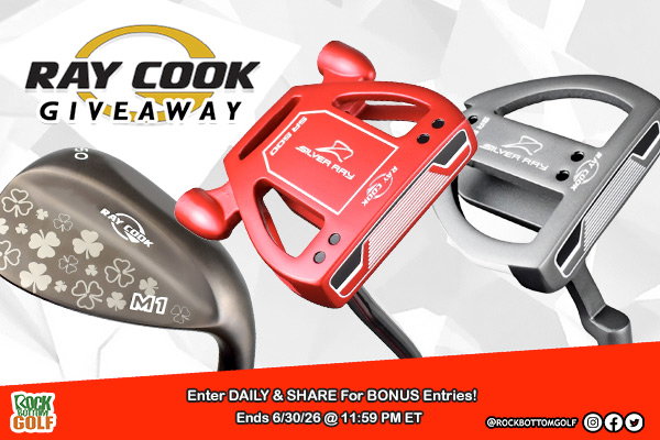 Win Rock Bottom Golf's Monthly Giveaway - Enter Daily + Share To Earn Bonus Entries!
