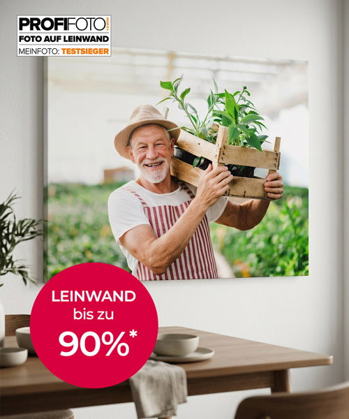 Die Fotoleinwand: der Wanddeko-Klassiker ab nur 2,89€*