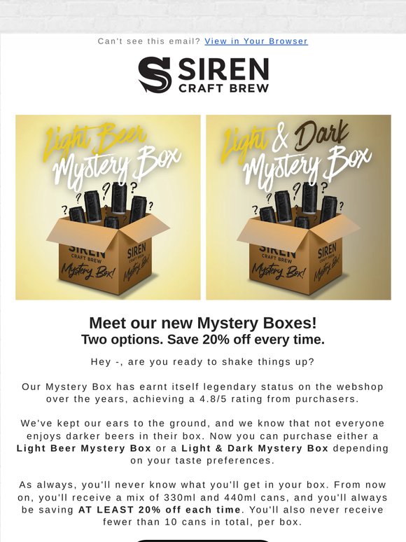 We've redesigned our Mystery Boxes! 📦