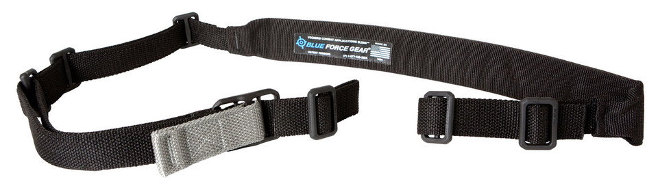Blue Force Gear VCAS Vickers Padded 2-Point Sling - Black - Ships From Sports South