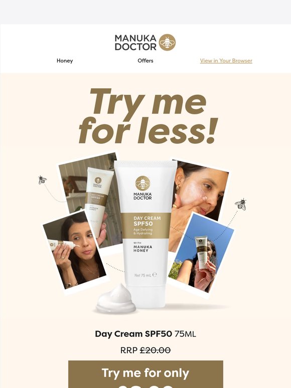 One Day Only > Try me for £6 🌞