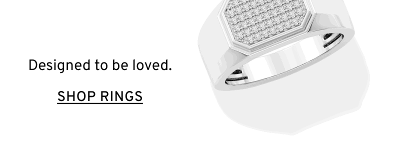 Silver ring. Designed to be loved. Click to Shop Rings