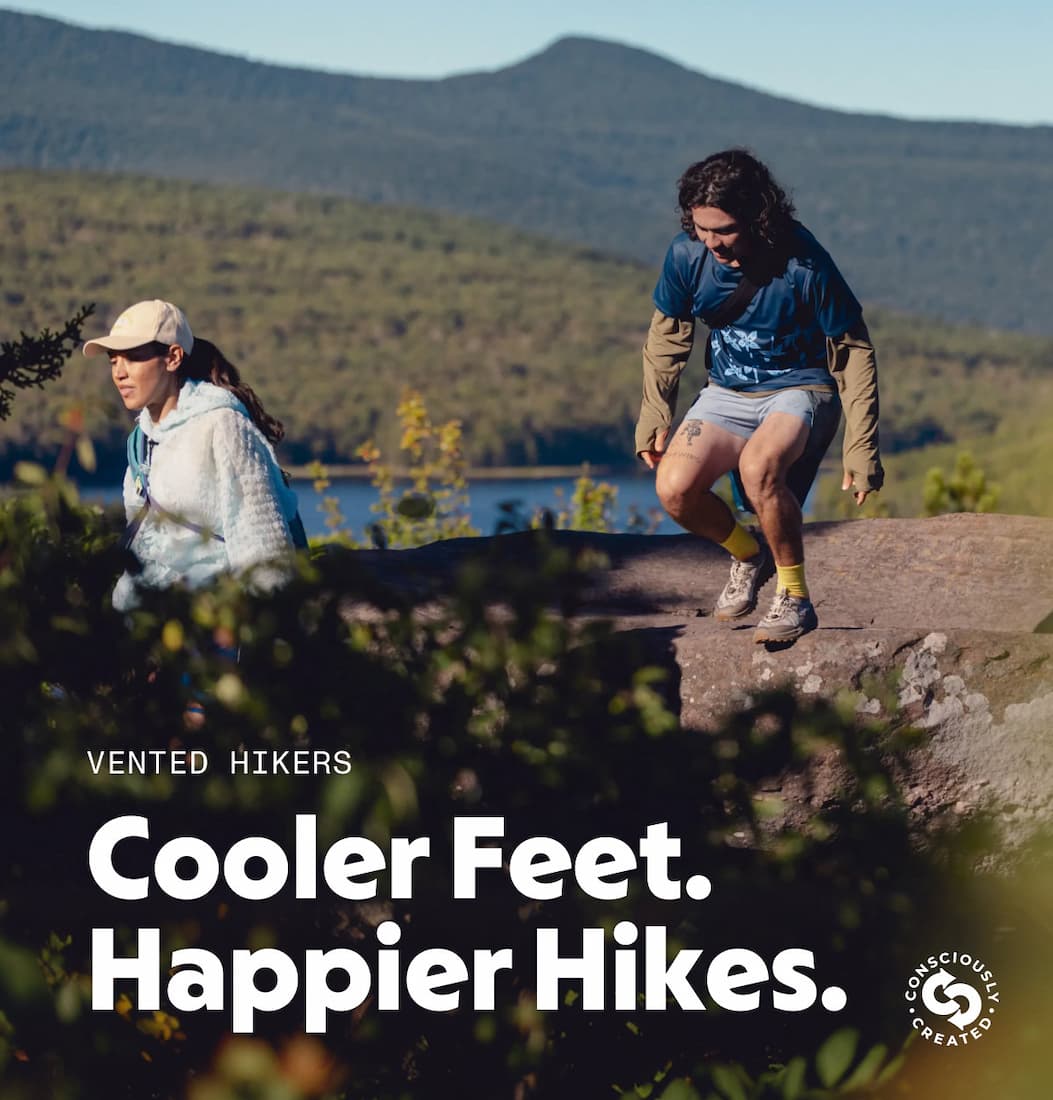 Cooler Feet. Happier Trails.