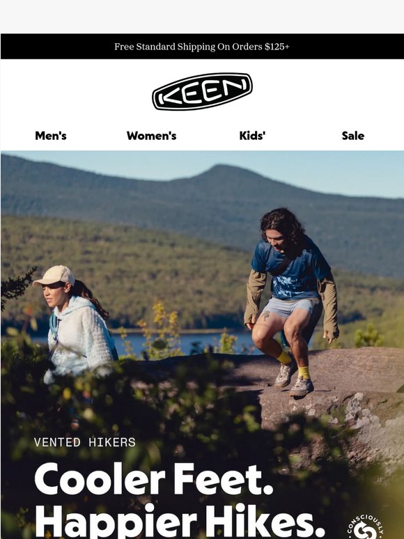 Hikers with Flow-Thru Ventilation
