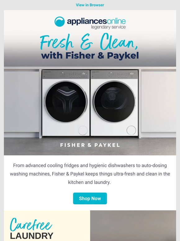 Fresh & Clean: Fisher & Paykel