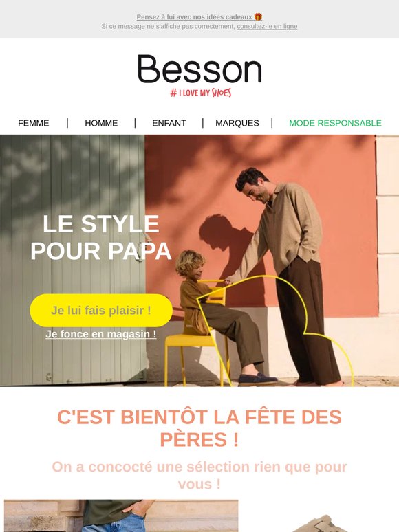 C'est bientôt la fête des pères ! 💛
