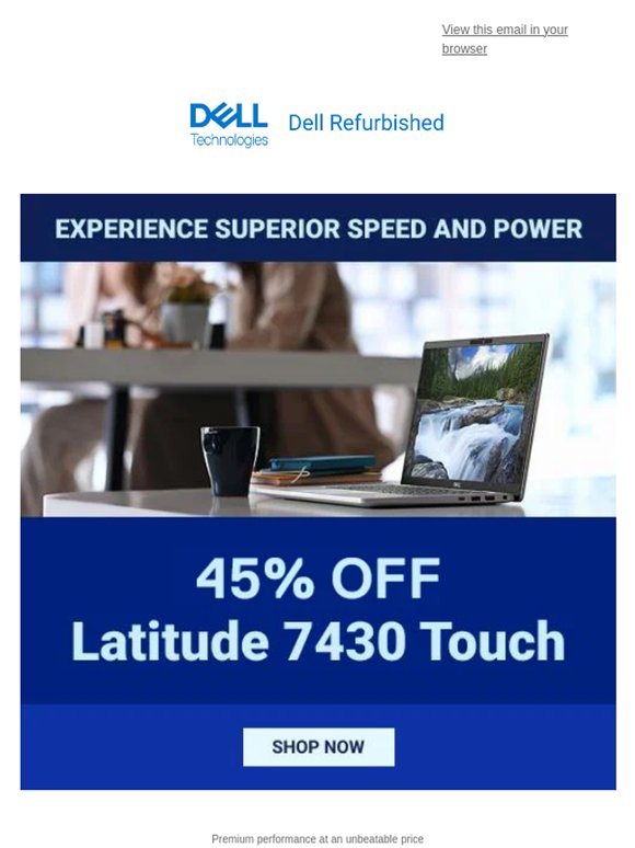 Save 45% on Latitude 7430 💻